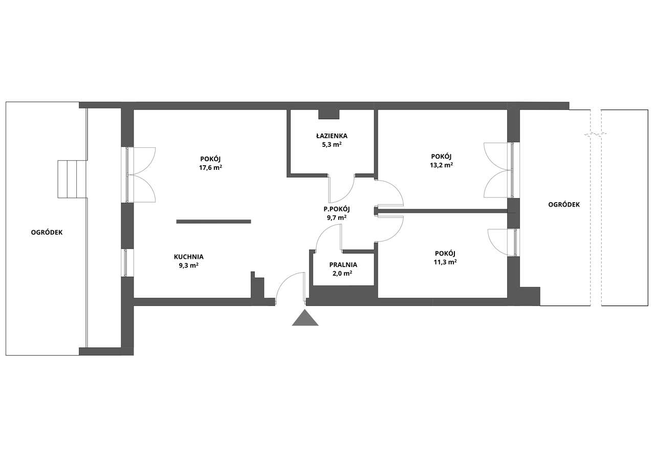 Parter, 2  duże ogródki, miejsce parkingowe, duża komórka!-15