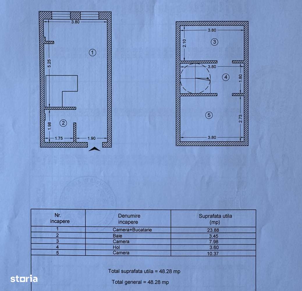 Tatarasi/2 Baieti - BLOC NOU - Apartament tip duplex, 2 camere, 2 bai-7
