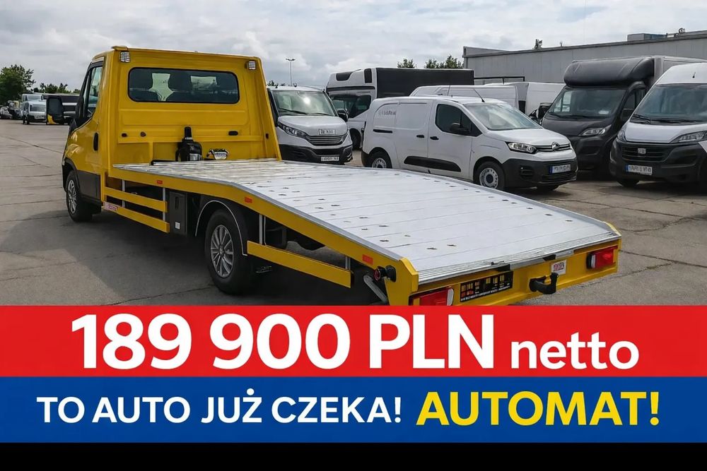 Iveco Daily 35S18A8 AUTOMAT WYPRZEDAŻ! LAWETA POLMAR – gotowa do roboty! Auto czeka!