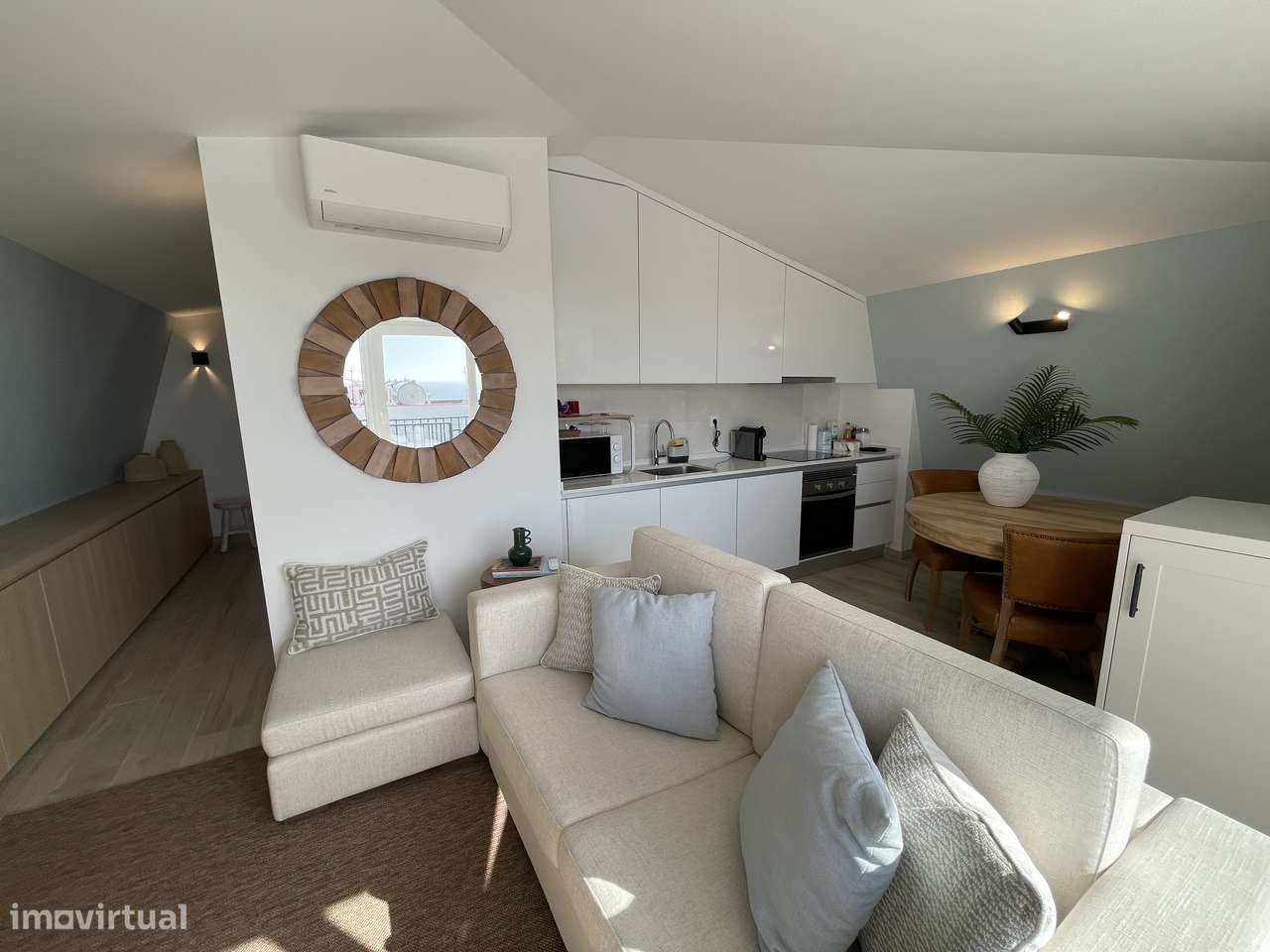 Apartamento T2 novo terraço vista mar perto da praia Sesimbra-10