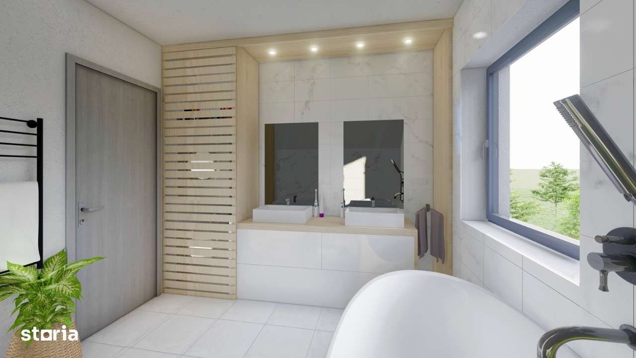 Casă  cu etaj,159 mp,teren 700 mp,asfalt,iluminat, Sângeorgiu - Imagine principală: 5/7