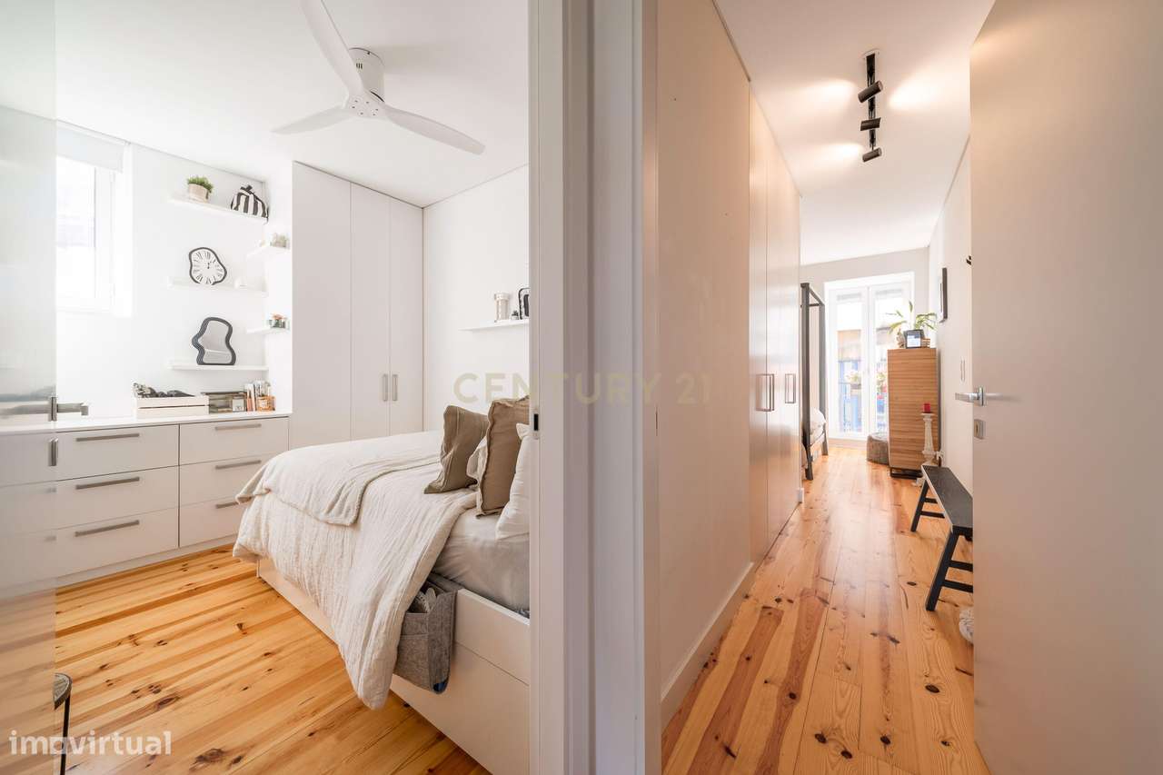 Apartamento T1 em Alcantara - com estacionamento-11