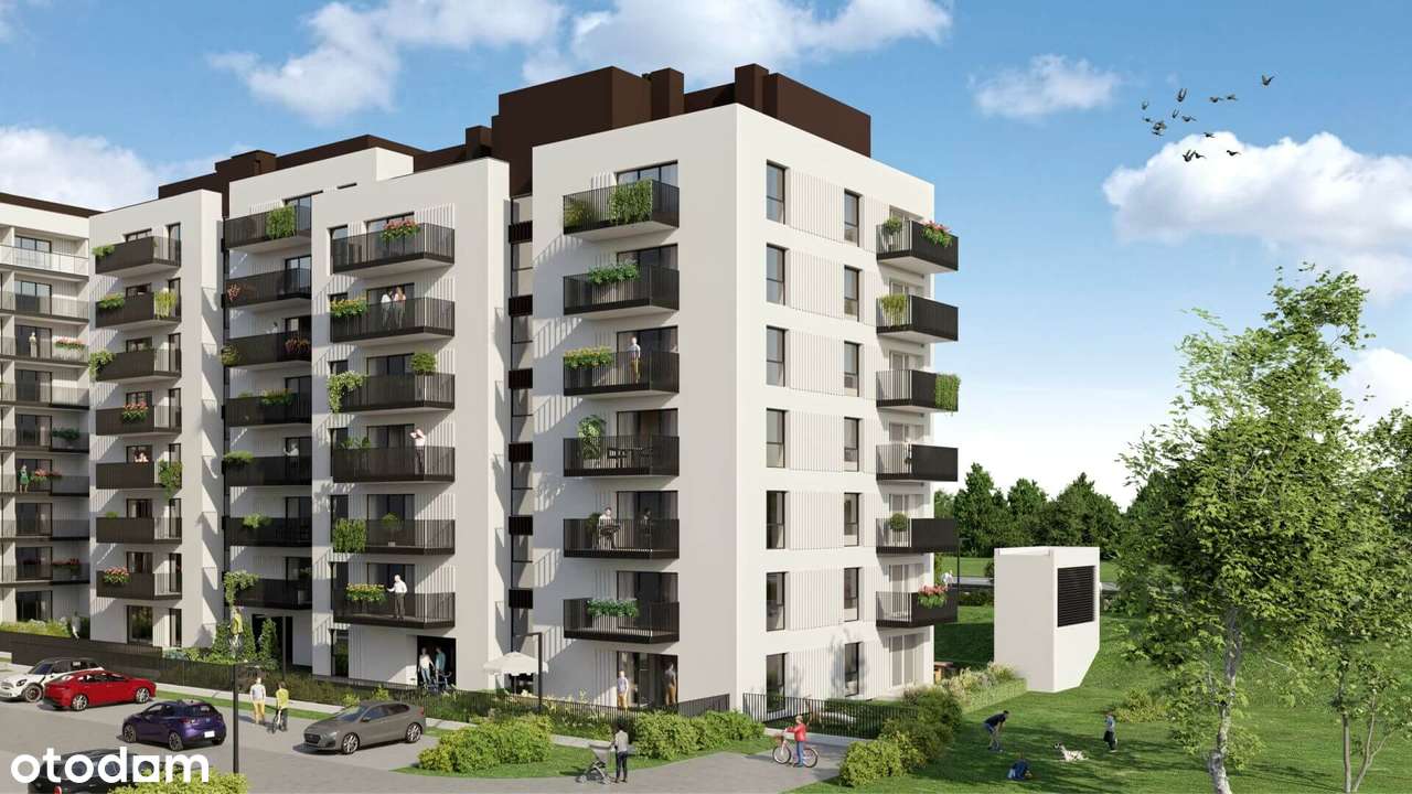 USTAWNE W KWADRATOWEJ BRYLE! DUŻY Balkon 9m2! SŁONECZNE! DużaSypialnia - Pełny obrazek: 4/6