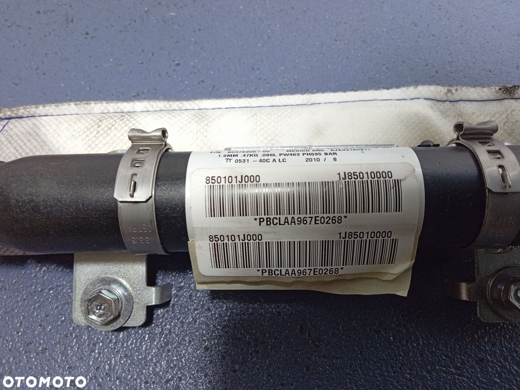 HYUNDAI I20 I 5D AIRBAG KURTYNA LEWA 1J850-10000 - 3