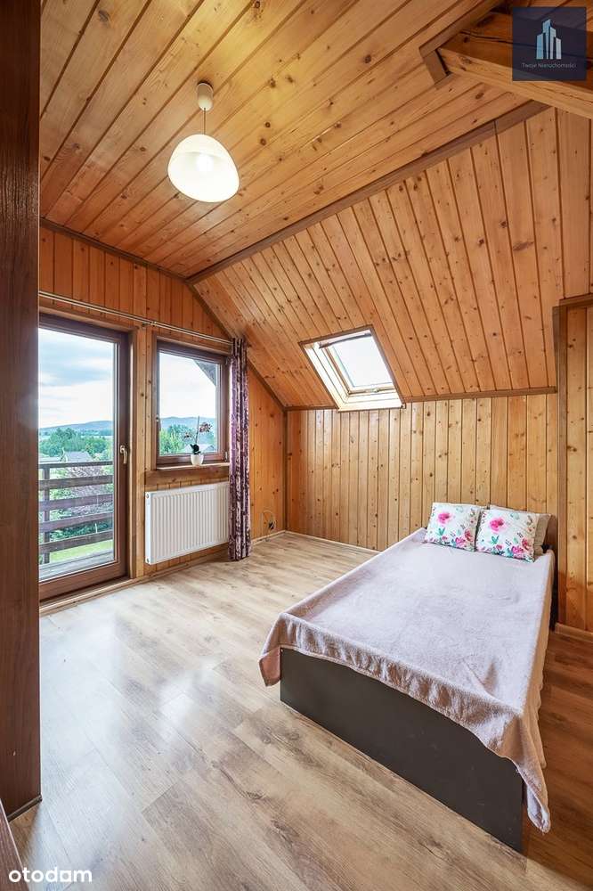 Dom z widokiem na panoramę Beskidu Żywieckiego-10