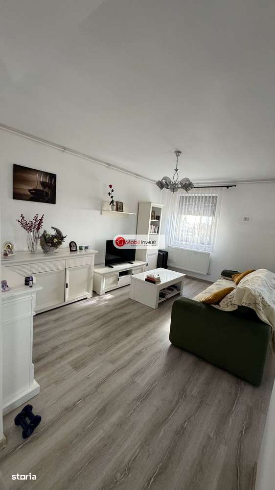 Apartament 2 camere 55 mp + curte 50 mp in CF! Mobilat utilat Bloc nou-0