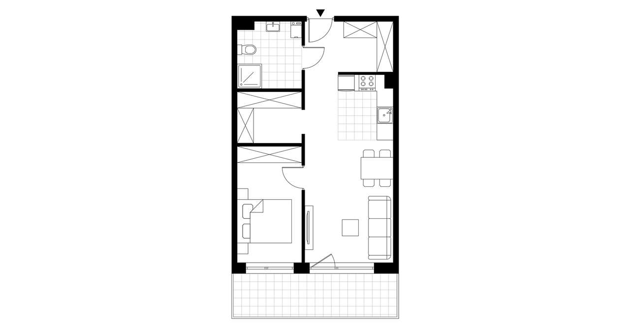 Ostoja Przylesie | mieszkanie 2-pok. | 1_2_05 - Pełny obrazek: 4/9