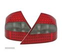 FAROLINS TRASEIROS LED PARA MERCEDES CLK W209 05-10 VERMELHO ESCURECIDO - 1