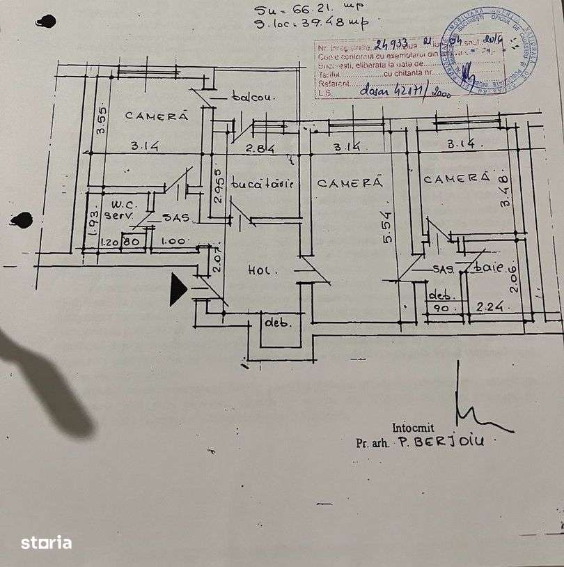 Apartament 3 camere de vanzare Gorjului-15
