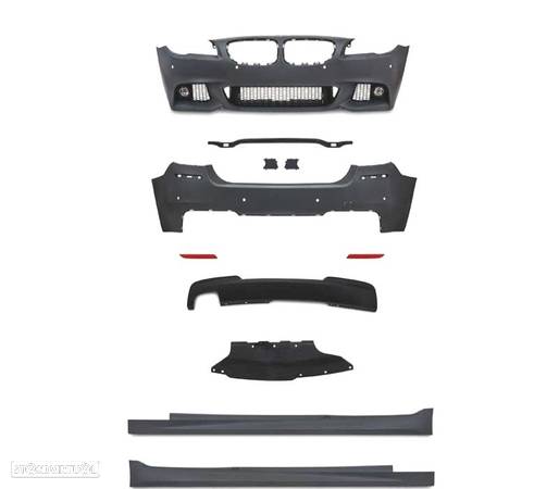 KIT CARROÇARIA PARA BMW SERIE 5 F11 TOURING PACK M 10-13 COM PDC + LAVA-FARÓIS - 2