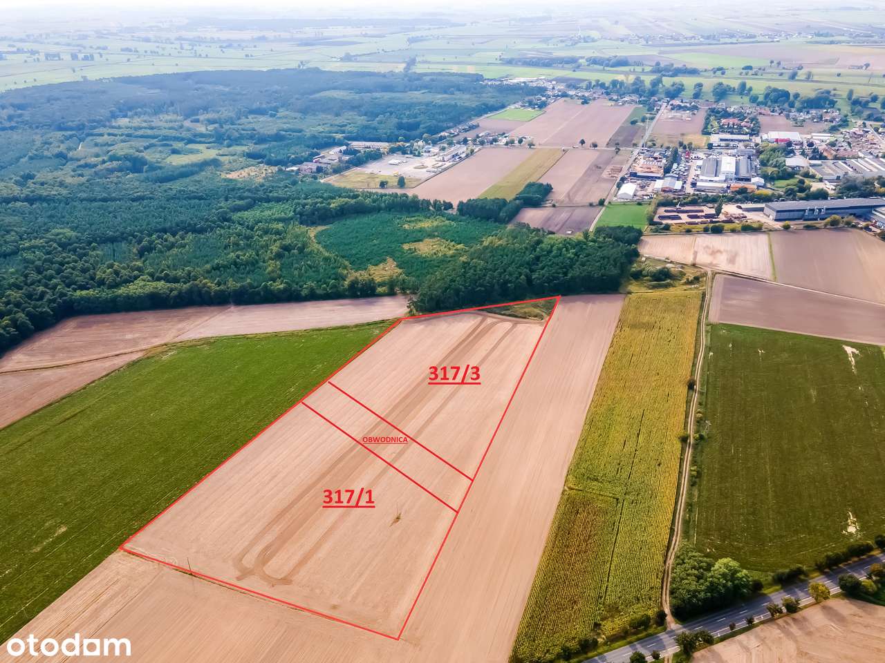 Działka usługowo produkcyjna przy obwodnicy Kościana-5