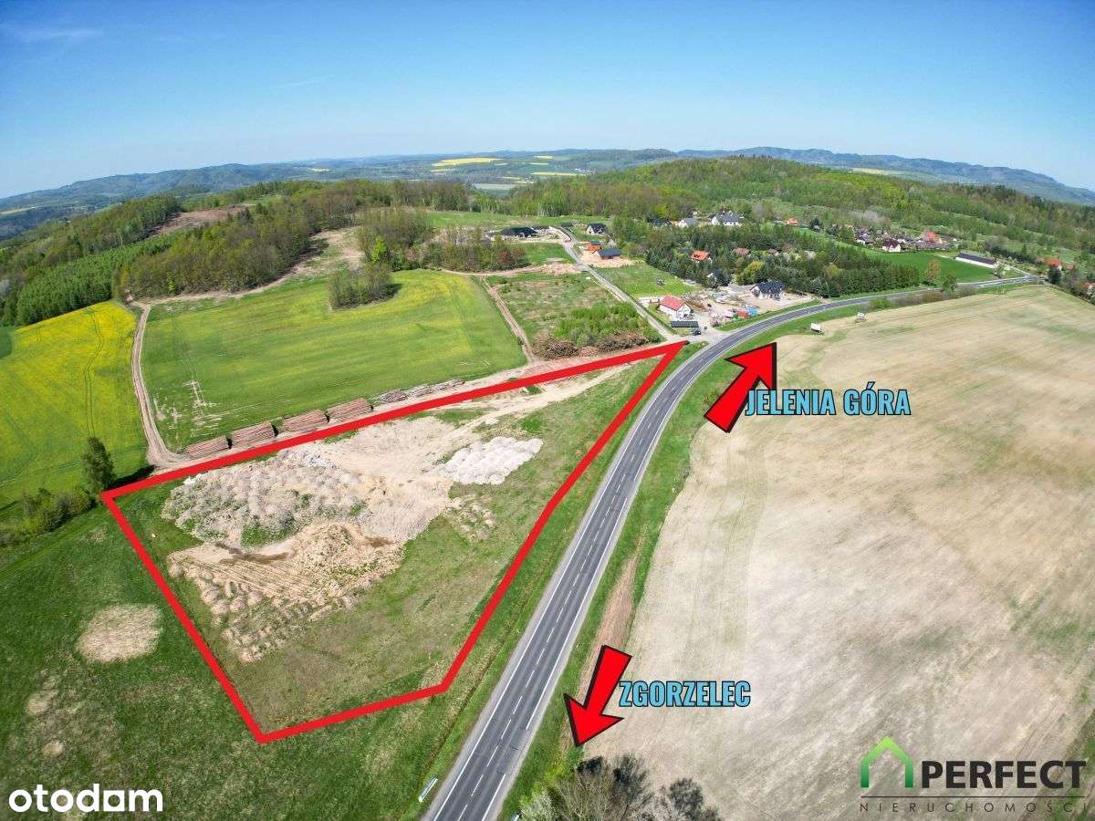 Działka Usługowo-Produkcyjna Z Pozwoleniem Na Budo - Pełny obrazek: 5/7