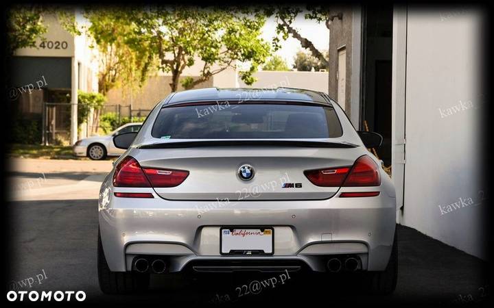 BMW 6 GRAN COUPE M6 SPOJLER LOTKA SPOILER PODKŁAD - 9