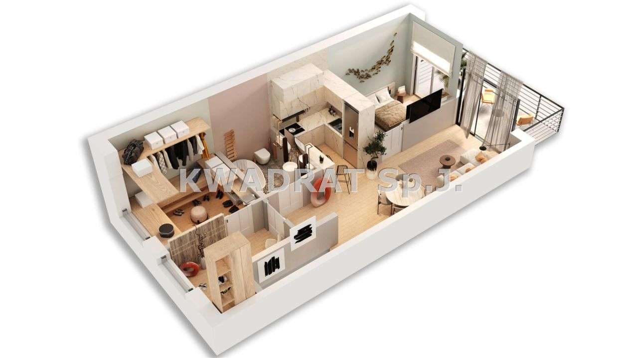 Nowoczesne, przestronne mieszkania o pow. 61,48 m2-9