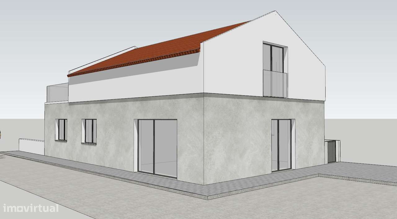 Terreno c/ Armazém c/ Projeto aprovado para construção de moradia!-8