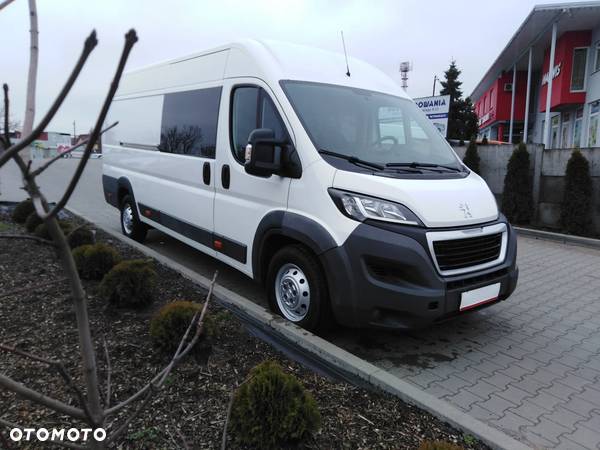 Peugeot BOXER L4H2 MAXI BRYGADÓWKA 9 OSÓB OBROTOWE FOTELE KLIMA HOMOLOGACJA CIĘŻAROWA NR.3 - 3