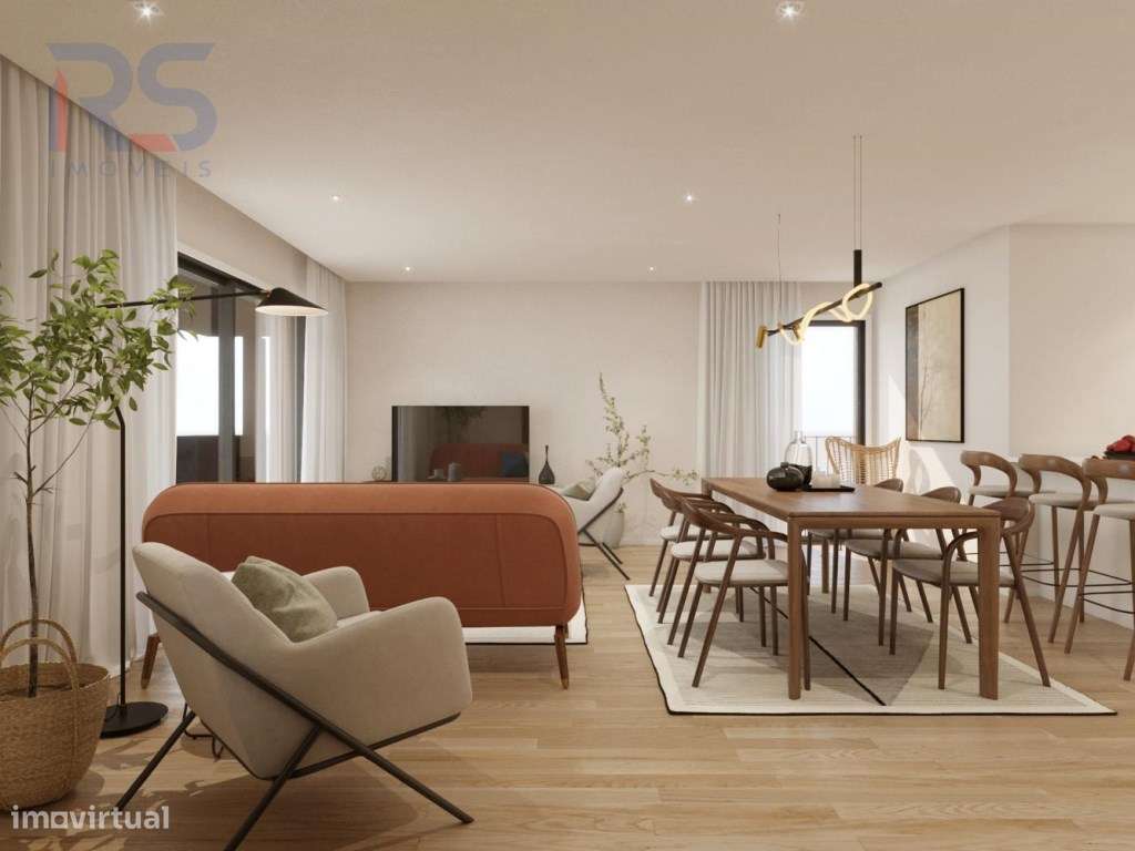 T1 Novo com varanda e garagem fechada - Grande imagem: 5/56