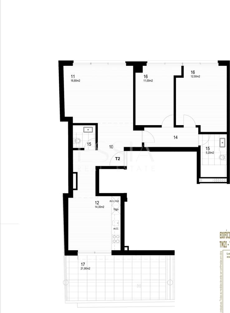 Apartamento T2 no Último Piso com Terraço na Boavista, Porto-28