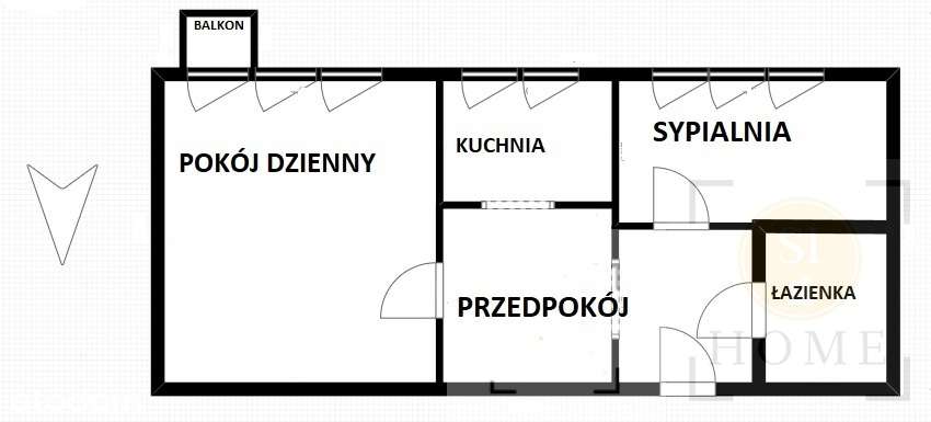 Rozkładowe 2 pokoje, Park Szymańskiego-0% PROWIZJI-7