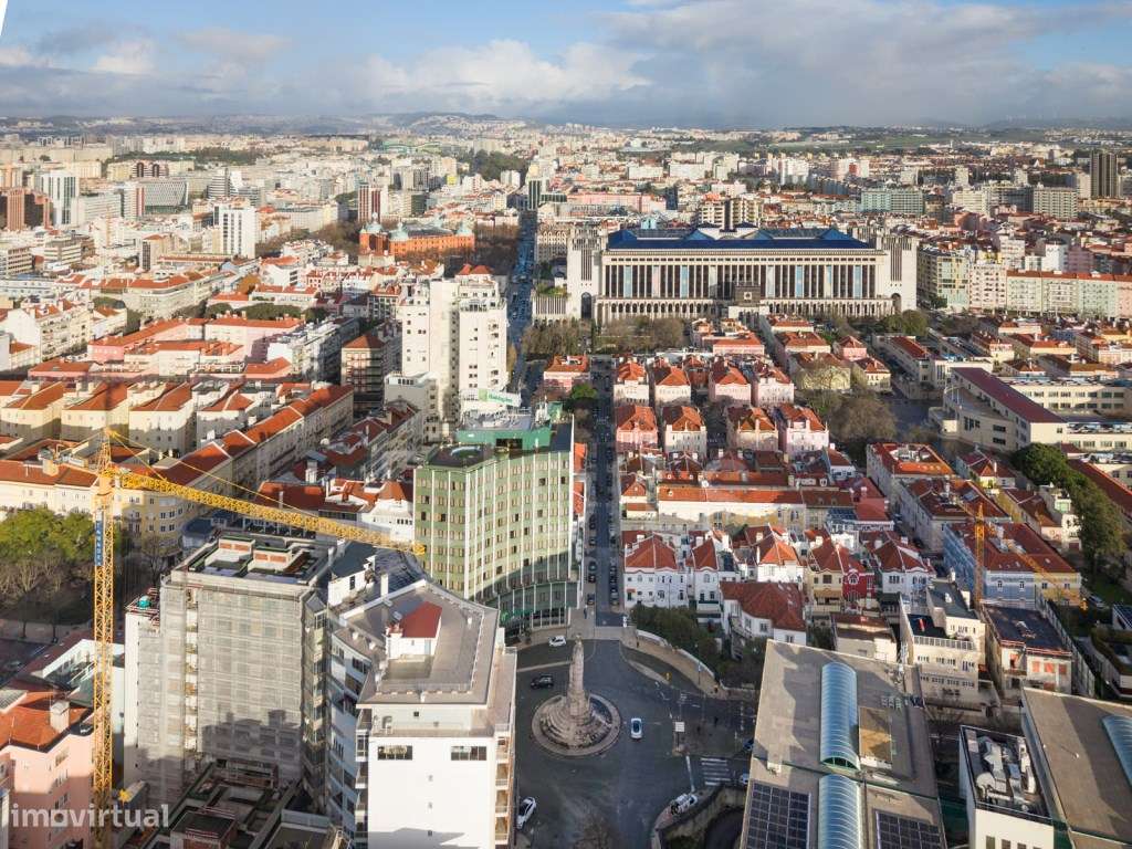 Apartamento T3 novo com estacionamento nas Avenidas Novas, Lisboa - Grande imagem: 4/9