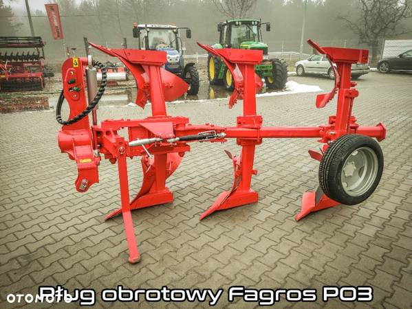 Nowy  pług OBROTOWY do orki  obrotek 2 3 4 5 skibowy PO POM FAGROS - 12