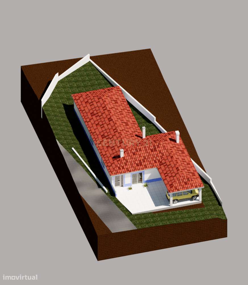 Moradia T3 em construção na Mata da Bidoeira de Cima, Leiria - Grande imagem: 2/28