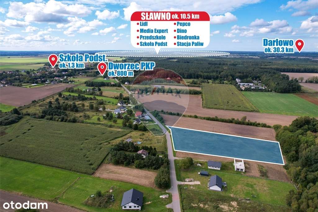 Działka siedliskowa przy lesie 1,1 ha – Wrześnica-4