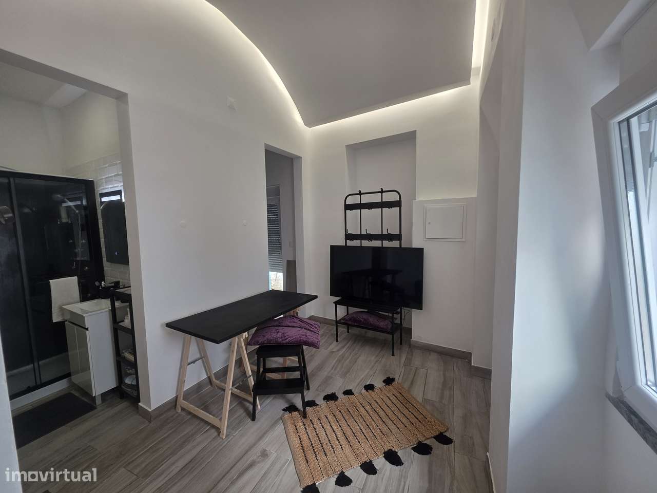 Moradia T1 + 1 com 2 terraços perto do Mar e Marina-15