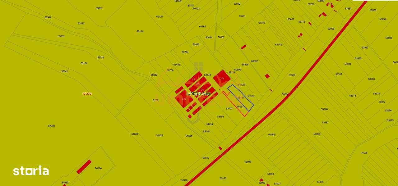 Teren de vanzare in Iclod   DN 1,  ICLOD 5.436 mp - Imagine principală: 2/5