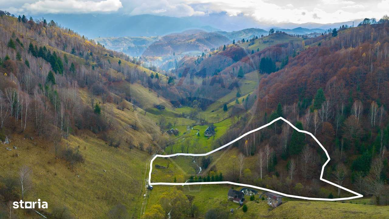 COMISION 0% Teren 8013mp Moieciu de Jos / Strada Valea cu Calea - Imagine principală: 1/7