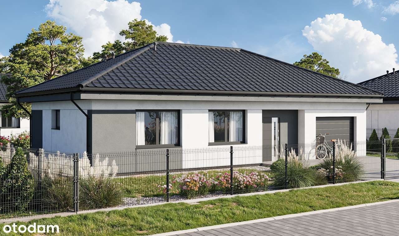 OSTATNI DOM PARTEROWY! 4 sypialnie, garaż, nowa droga, wszystkie media - Pełny obrazek: 5/9