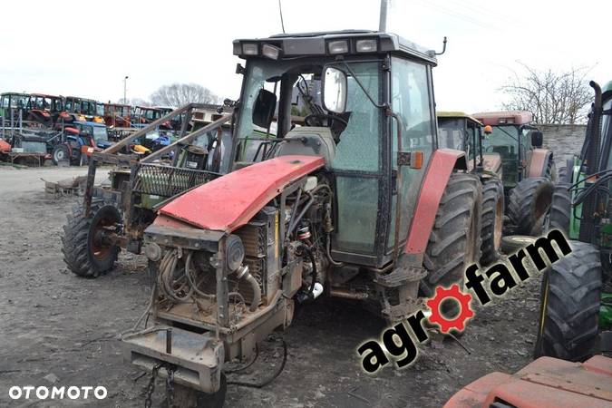 Massey ferguson części używane 6255 6265 6260 6270 6280 6290 silnik skrzynia oś most zwolnica - 1