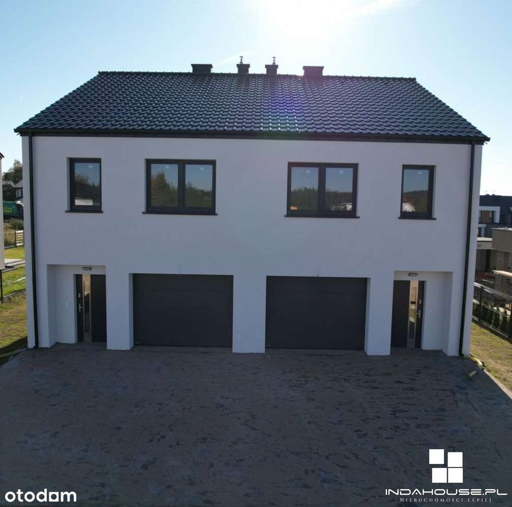 Nowy dom, bliźniak stan deweloperski. Nowe Bielice-15