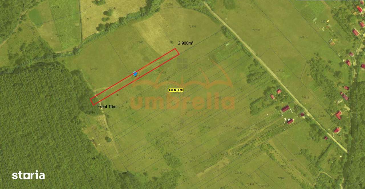 De vanzare teren 2.900m²   Chinteni-Padureni ! - Imagine principală: 1/4