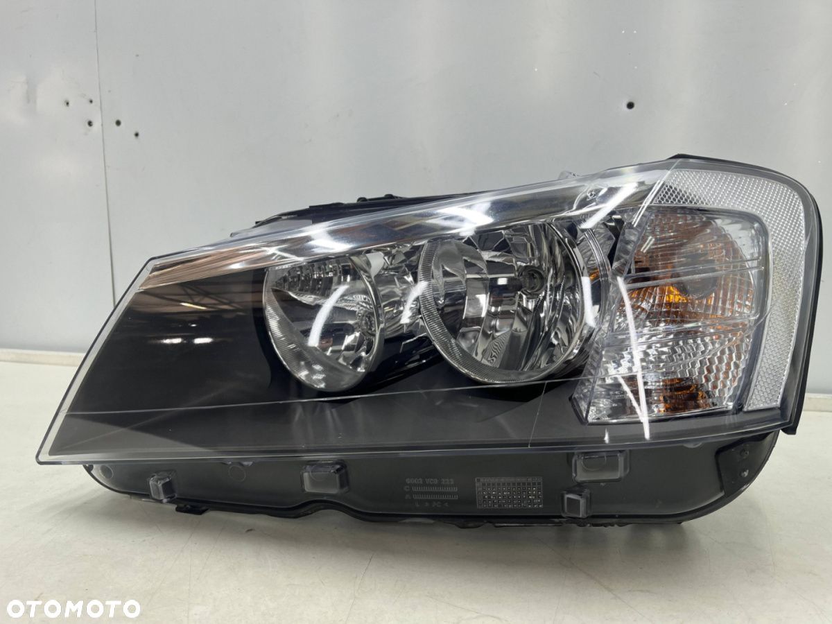 Lampa reflektor BMW X3 F25 10-14r. LEWA przednia zwykła H7 ORYGINALNA lewy przód 7217287 - 1