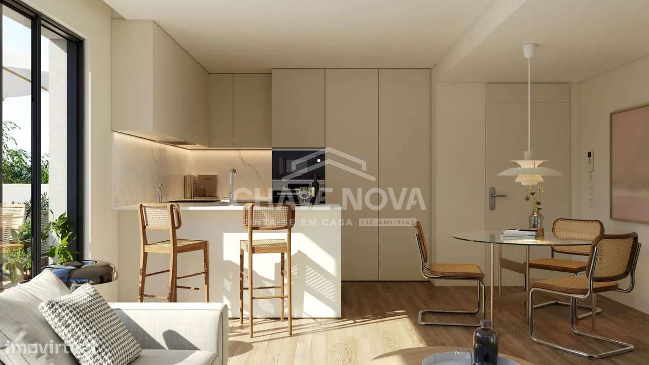 T2 Novo c/ Lugar de Garagem em Mafamude - Grande imagem: 3/11