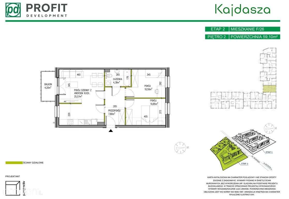3 Pokoje Stan Inwestycji W Budowie Powierzchnia 59 10 M Pietro 2 Wroclaw Krzyki Jagodno Www Otodom Pl