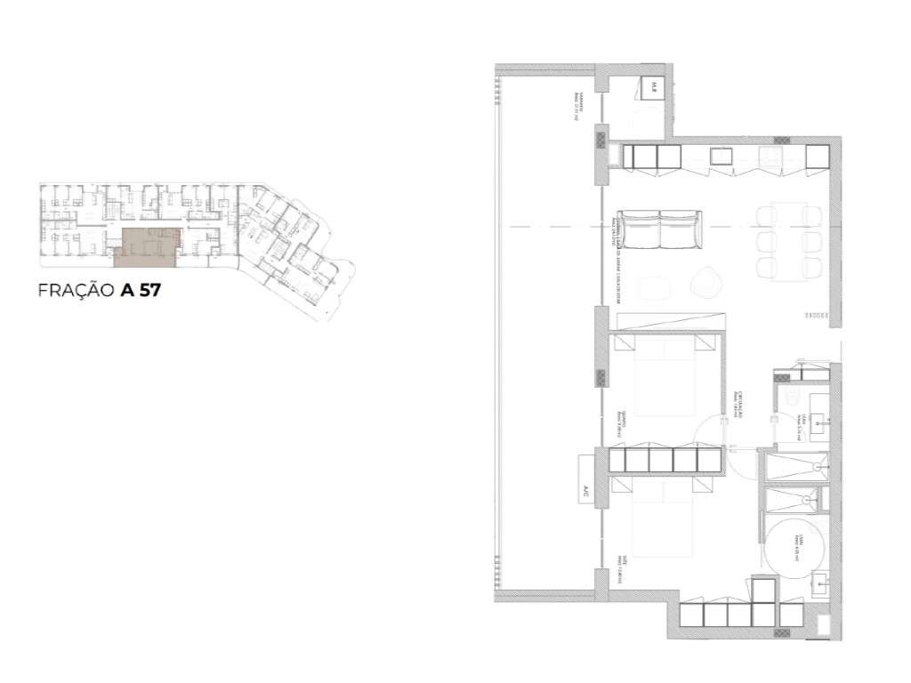 Apartamento T2 | Empreendimento Gaia Premium - Bloco A-7