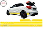 Stickere Laterale Galben Mat Mercedes CLA W117 C117 X117 (2013-2016) A Class W176 - livrare gratuita - 9