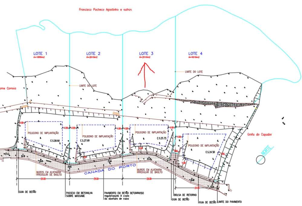 Lote para Construção com Vista Mar na Caloura – Lote Nº3-32