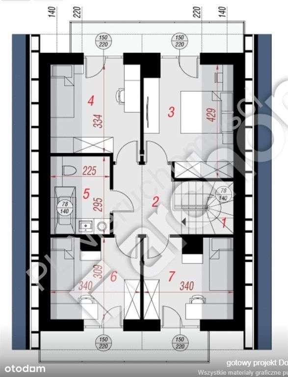 Otrębusy, z mediami, blisko Wkd-5