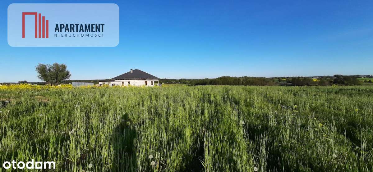 działka budowlana z projektem domu- Szałkowo-3