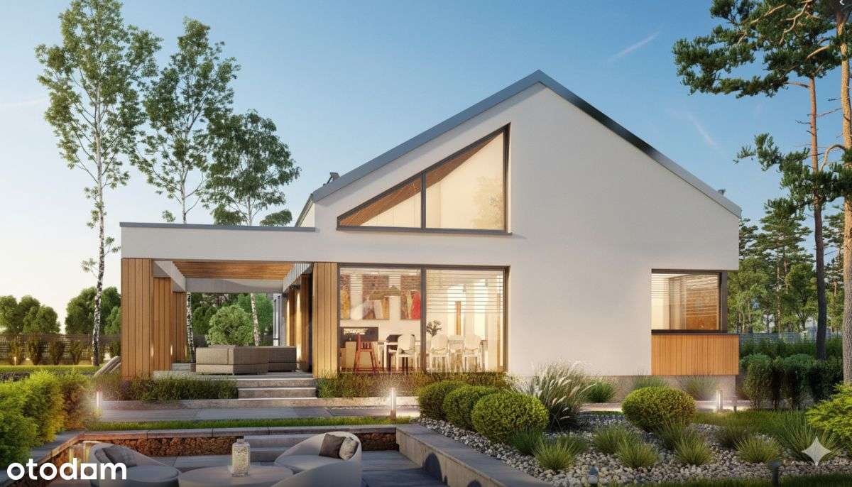 Dom Parterowy 145 m2 - 10 ar działki - st. surowy - Pełny obrazek: 4/7