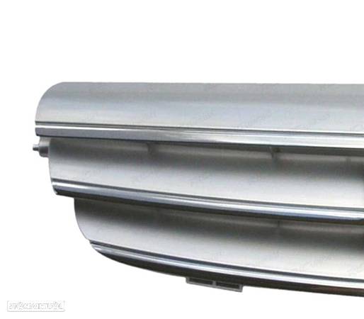 GRELHA FRONTAL AMG PARA MERCEDES CLK W209 02+ PRATA CROMADO - 3