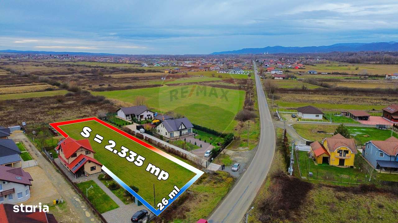 Teren de vanzare cu proiect de casa si piscina Săcălășeni - Imagine principală: 5/8