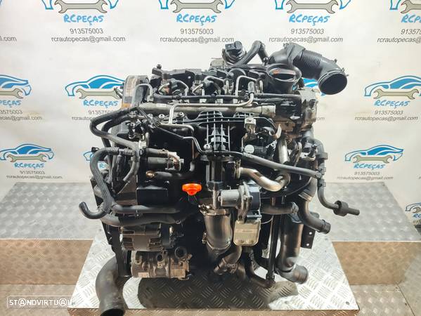 MOTOR COMPLETO 1.6 TDI 16V 90CV CAY CAYB SEAT IBIZA LEON AUDI A1 SKODA FABIA ROOMSTER VW VOLKSWAGEN POLO GOLF MOTOR ARRANQUE ALTERNADOR BIMASSA COMPRESSOR EMBRAIAGEM BOMBA DIRECAO INJETORES - 5