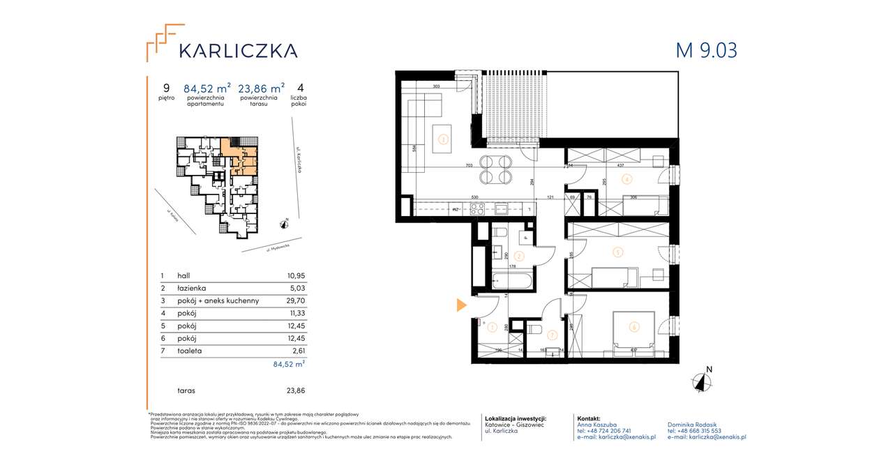 Karliczka | mieszkanie 4-pok. | A.9.03 - Pełny obrazek: 2/7