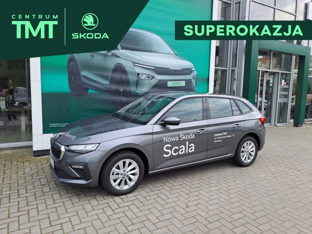 SKODA SCALA 1.0 TSI 115KM SELECTION, opony wielosezonowe, dostępna od ręki
