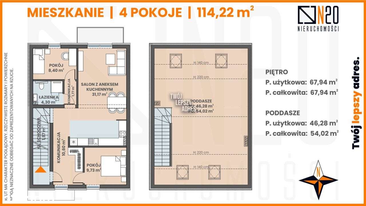 Śledziejowice-3pok +poddasze+miejsce postojowe - Pełny obrazek: 4/13