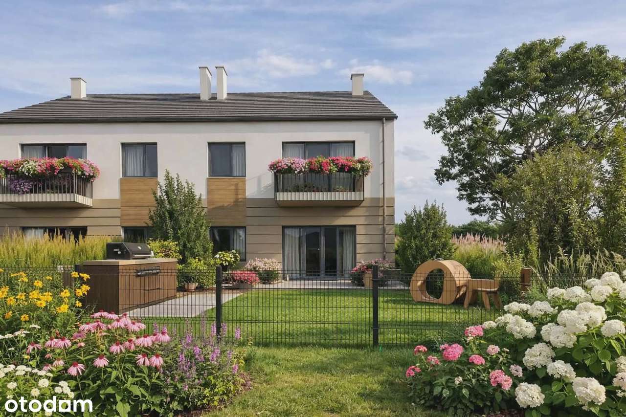 128m²(dwa poziomy: 72m²+ 56m²)+OGRÓD +balkon+m.park.-blisko WROCŁAW